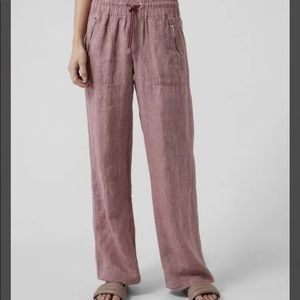 ATHLETA  Cabo Linen Wide Leg Pant